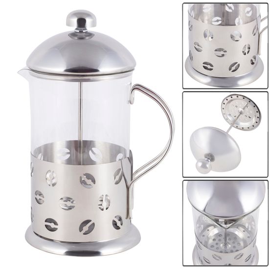 Френч-пресс 800 мл. Ofenbach NB100602 стекло, нержавеющая сталь