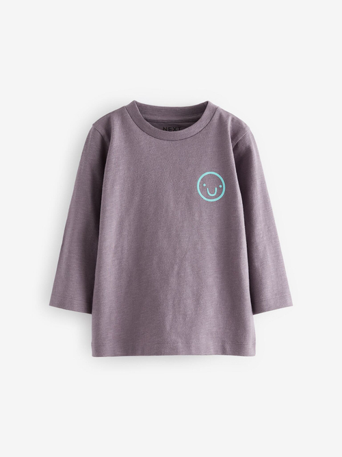 Лонгслив для мальчика Next B33-730, Сиреневый