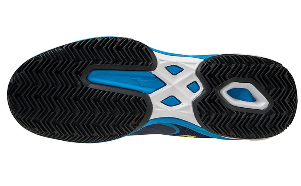 Мужские кроссовки теннисные Mizuno Wave Exceed Light 2 CC - небесный