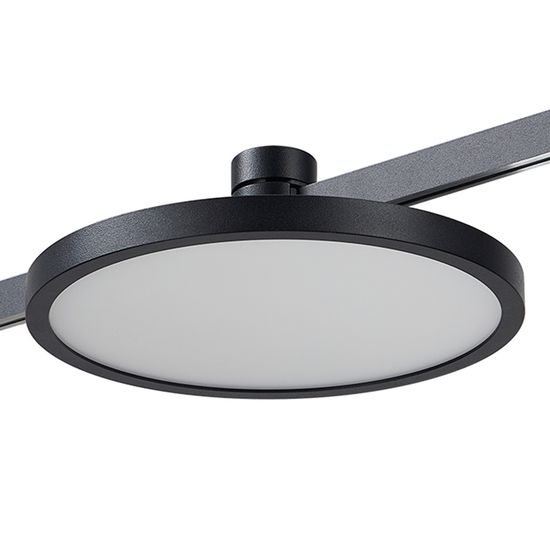 ST818.406.12 Магнитный трековый светильник FARM Черный LED 1*10W 3000K 500Lm Ra80 120 IP20 D168xH54 FARM