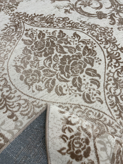 Ковер Rimma Lux 36932J Cream/D.Beige Овал