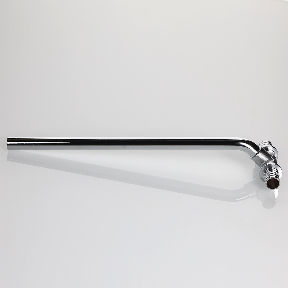 Фитинг аксиальный универсальный – тройник радиаторный с хромированной латунной трубкой, короткий 20 (2,8) х 15 х 16 (2,2) мм, 30 см