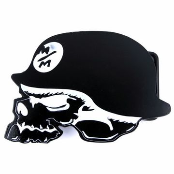 Пряжка Череп в каске (034)