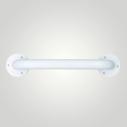 Поручень прямой 450 мм нерж. сталь NOFER 15054.45.W белый