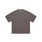 Футболка Blue Monte Waffle Knit Henley Short-Sleeve T-Shirt "Yunzhi Brown"
