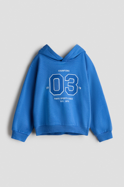 H&M Толстовка с капюшоном, синий