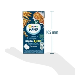 Каша пшеничная детская ФрутоНяня с 6 месяцев, молочная, жидкая, 200 мл