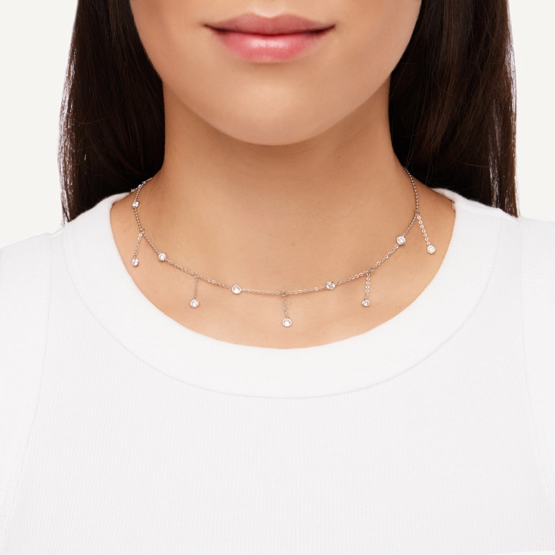 Колье Кристальный Дождь