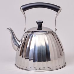 ЧАЙНИК AGNESS 3,0 Л СО СКЛАДЫВАЮЩЕЙСЯ РУЧКОЙ, СТАЛЬ 18/10, ИНДУКЦИОННОЕ КАПСУЛЬНОЕ ДНО