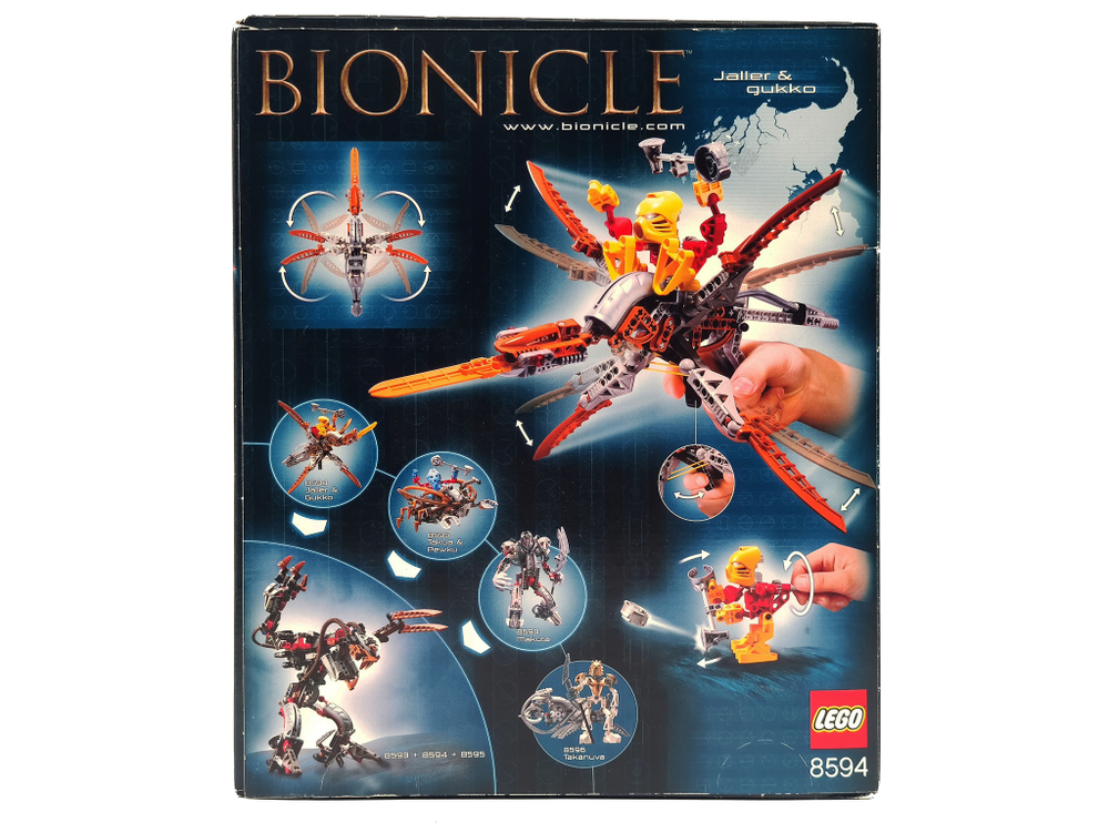 Конструктор LEGO Bionicle 8594 Джаллер и Гукко