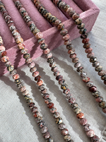 Бусины из яшмы 6х4мм, рондель (10шт)