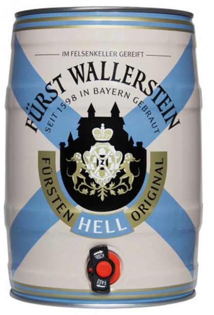 Пиво Фюрст Валлерштайн Ориджинал Хель / Furst Wallerstein Original Hell 5л