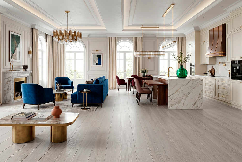 HDF Ламинат FLOORFORT Дуб Гринсборо 24005-2