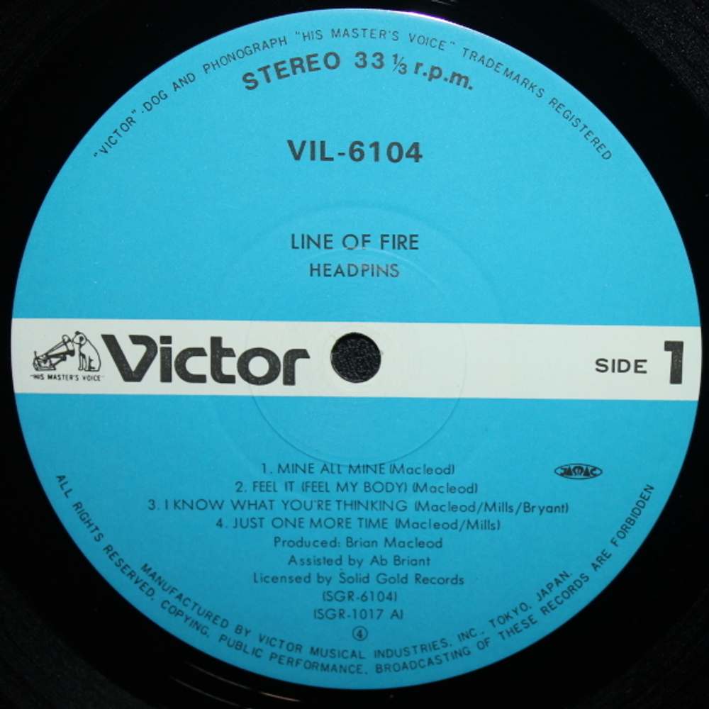 Headpins / Line Of Fire (LP)