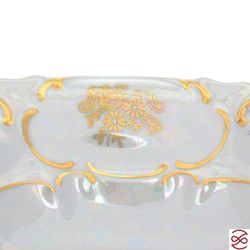 Фруктовница Queen's Crown Роза перламутр 27 см