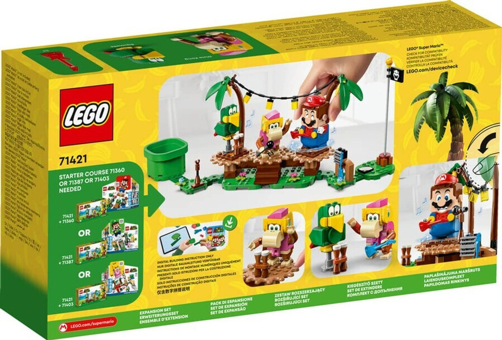 Конструктор LEGO Super Mario 71421 Дикси Конг в джунглях