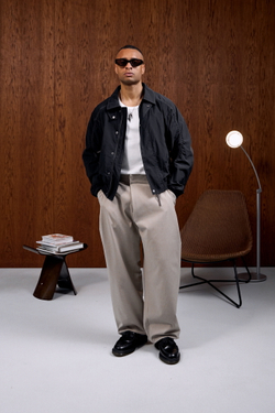 Куртка Nothomme Blue Monte Bent Knife Sleeve Workwear Turn-down Collar Jacket "Black Moonlit Night"