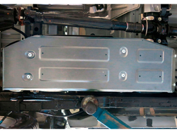 Защита топливного бака алюминий 6 мм Toyota Hilux, V - 2.4D, 2.8D, 4WD (2015+)