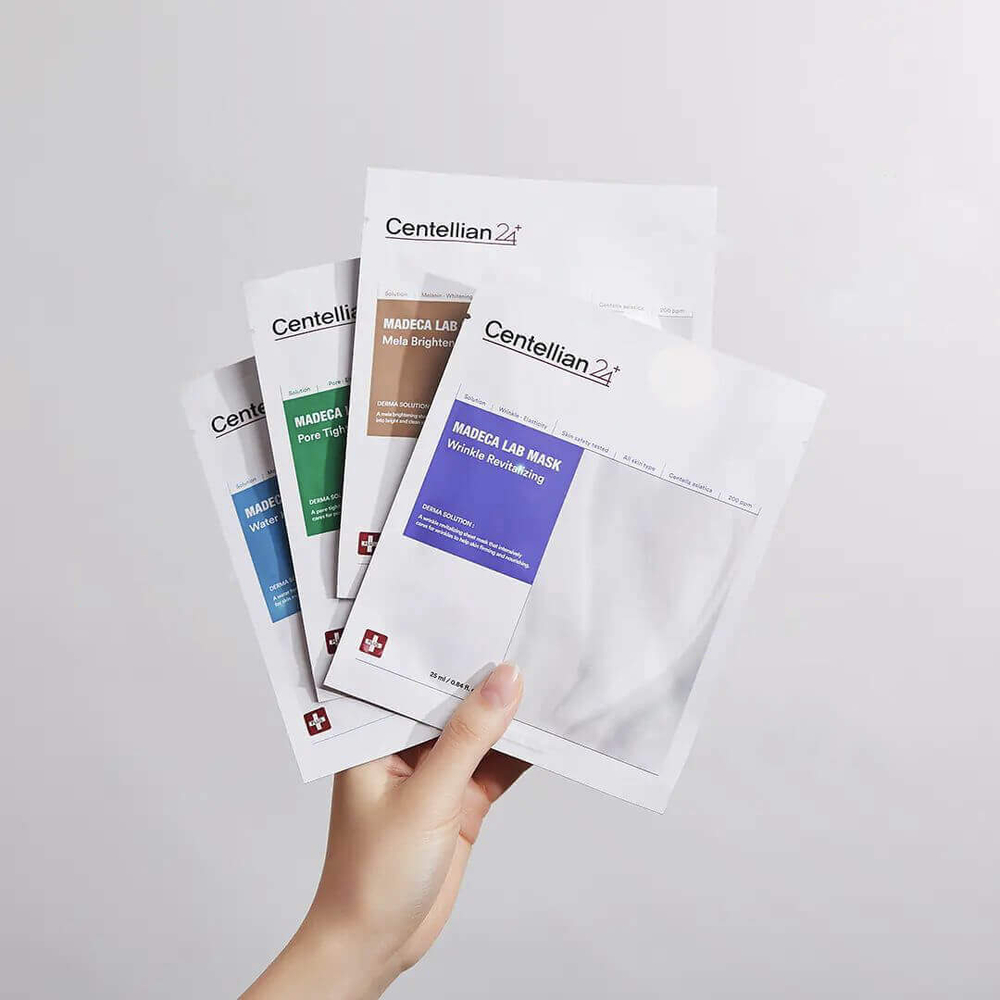 Маска тканевая восстанавливающая Centellian24 Madeca lab mask wrinkle revitalizing, 25 мл