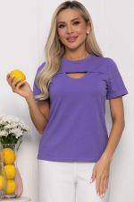 Футболка Дорис (фиолетовая) Б13671-50М LT Collection