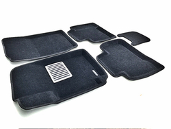 Коврики салона для SUZUKI Grand Vitara (2005-2014) Euromat 3D Lux черные. Арт. EM3D-004801