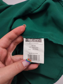 Платье Incity зеленое 44 размер