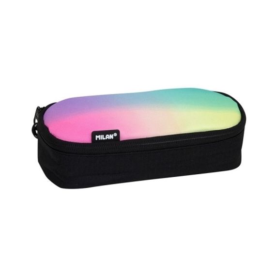 Penal \ Пенал \ Pencil bag OVAL PENCIL CASE SUNSET BLACK