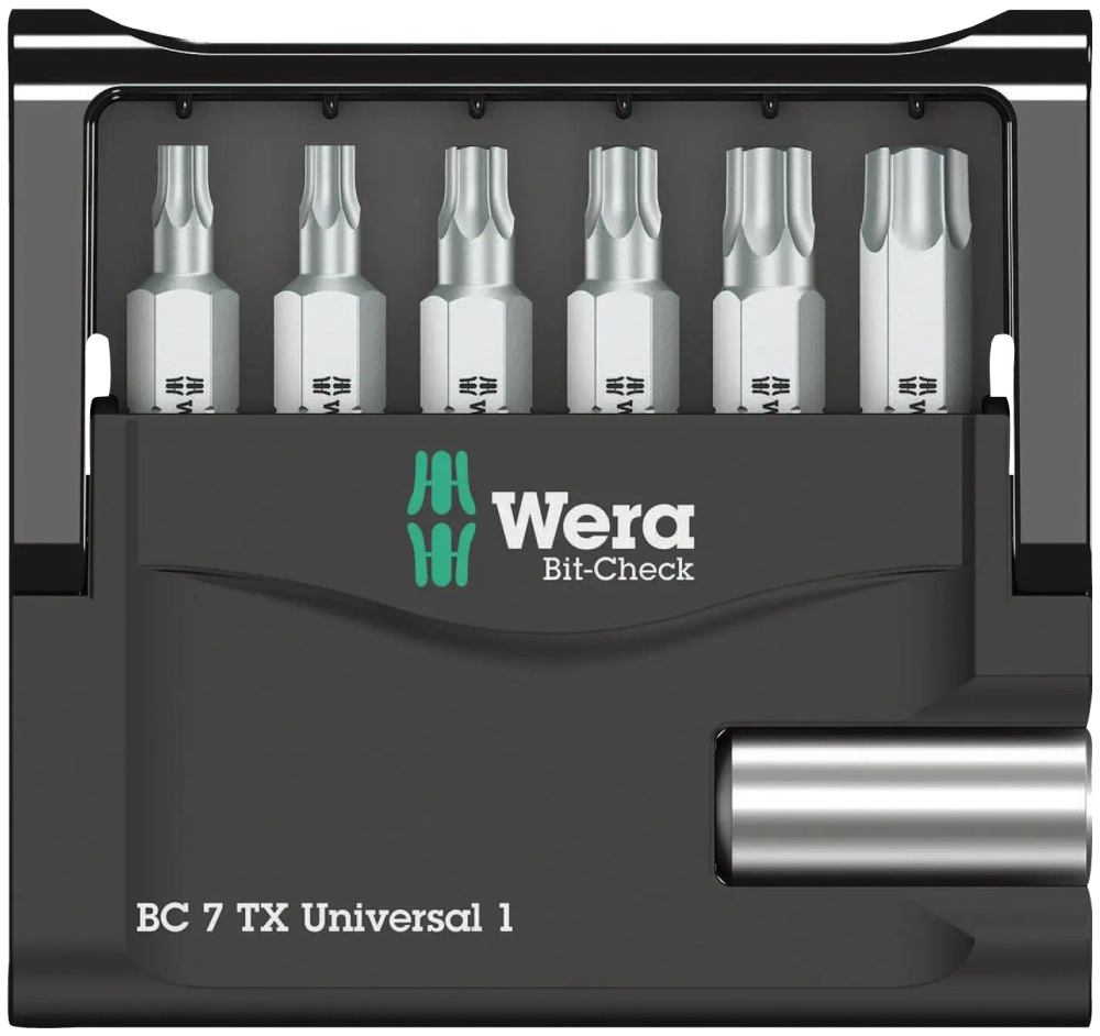 Набор насадок с держателем Mini-Check TX Wera 05056294001
