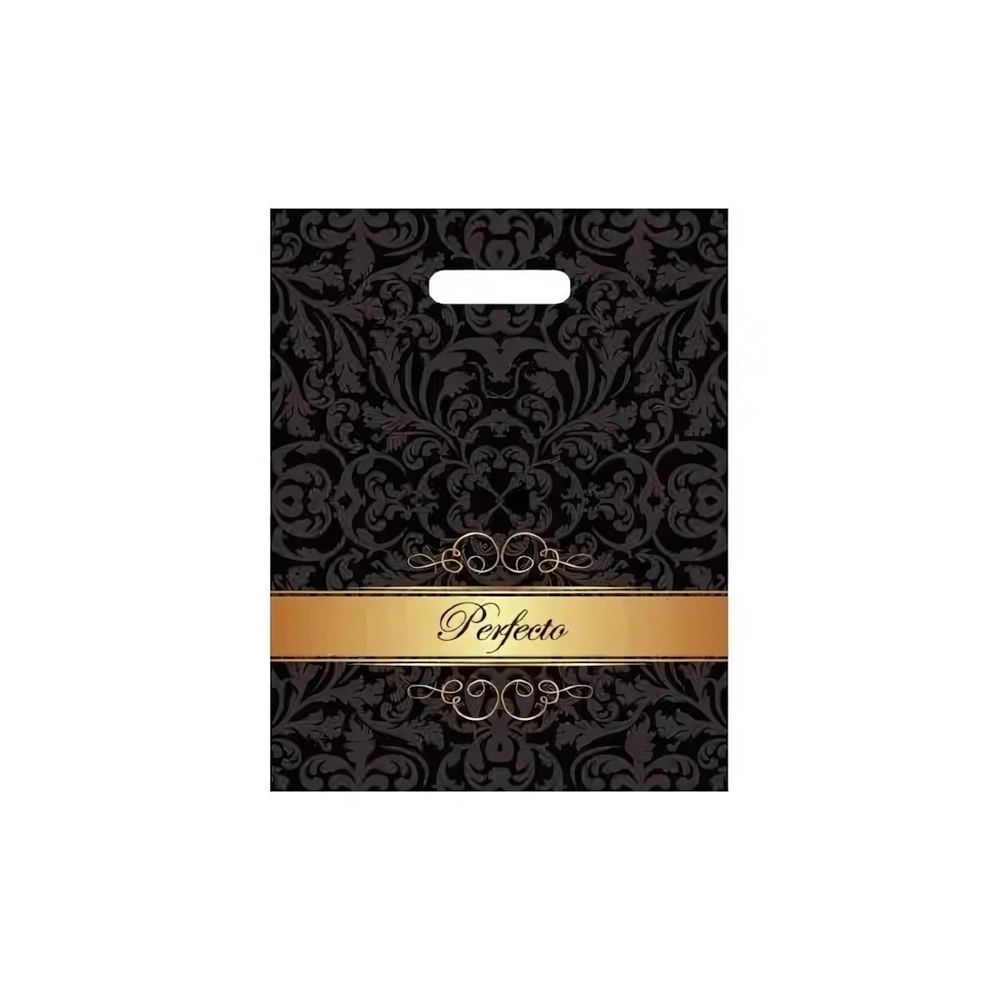 Пакет ПЭ с вырубной ручкой 37+3Тико (Перфекто шайн) Россия (комплект 25 шт)