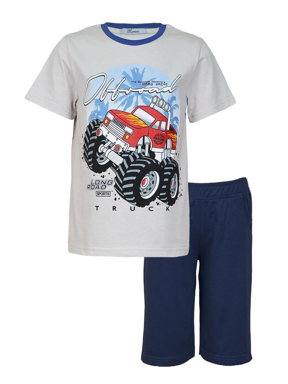 01-130-6 Комплект для мальчика (фуфайка+шорты)