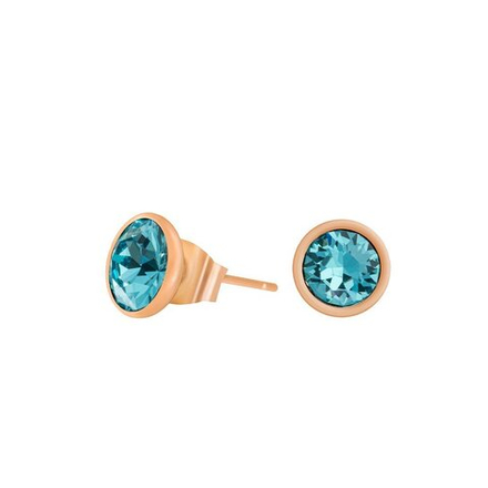 Серьги-пусеты Fiore Luna Light Turquoise SWE297 LTU RG