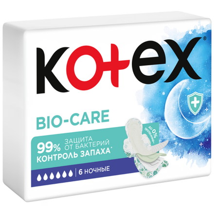 Прокладки Kotex BIO-CARE 6 шт