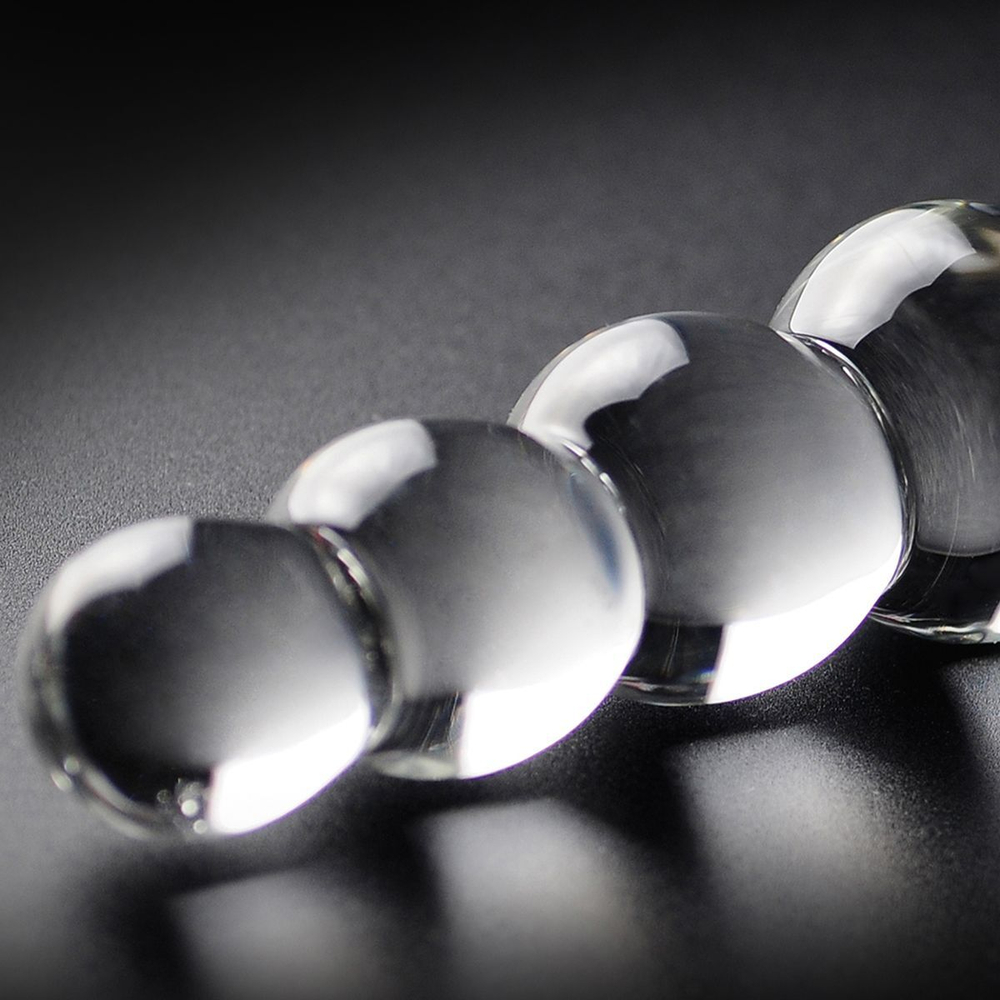 Стеклянная анальная елочка Icicles No.2 - 21,6 см. (Цвет: прозрачный)