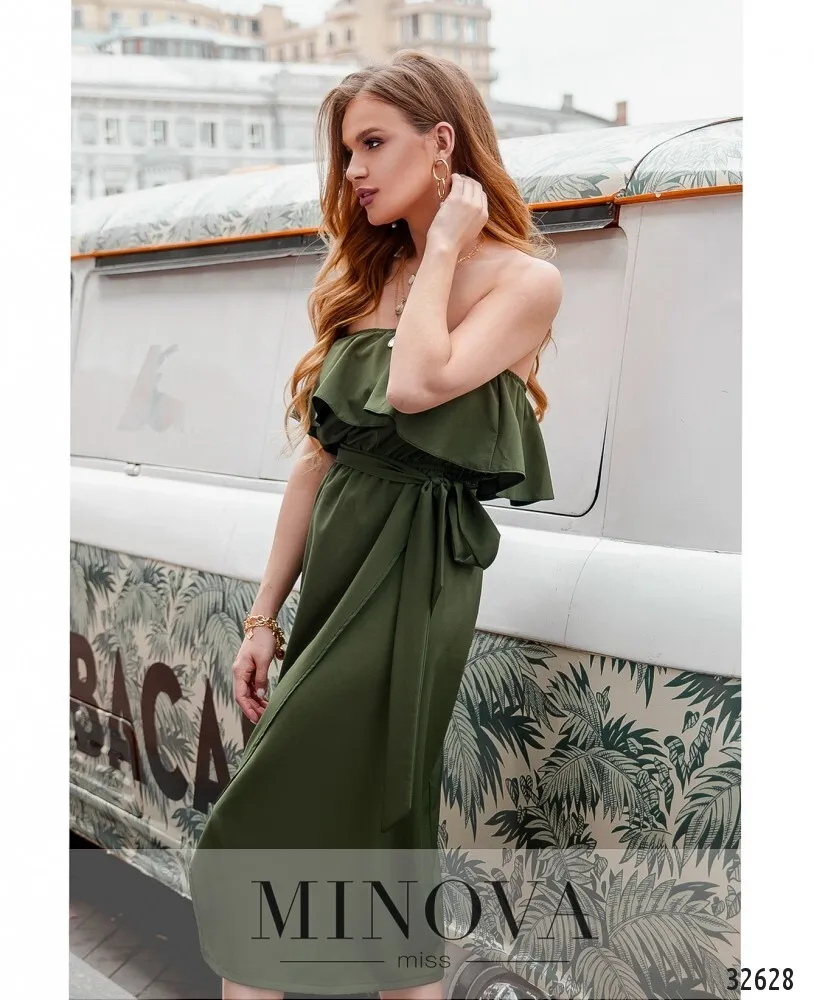 Платье 8608-хаки Minova