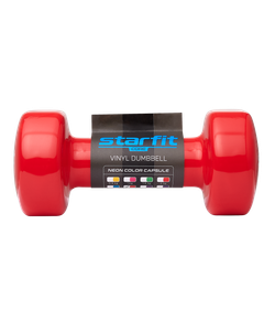 Гантель виниловая DB-101 3 кг, красный