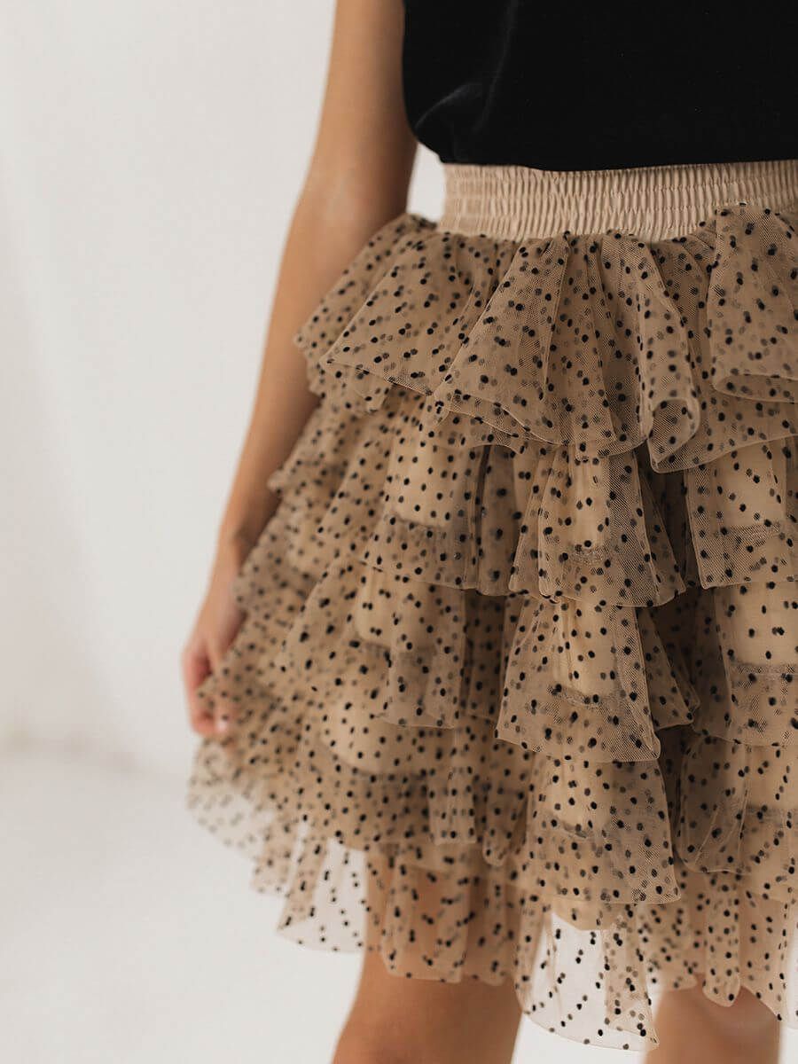 Юбка для девочки Evening Party Beige