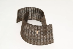 Корзина под елку Люкс Палермо 87 см., разборная, корица, ЕлкиТорг (87-224)