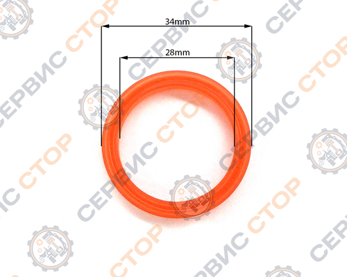 Манжета к гидроцилиндру к минитрактору 195N 28х34х6 мм