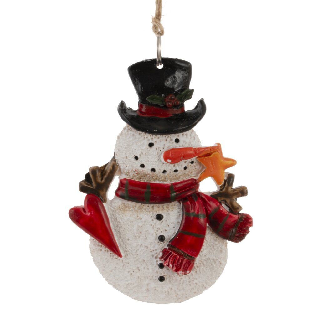 GAEM Изделие декоративное подвесное "Снеговик", L6,5 W1,5 H8,5 см, 4в.