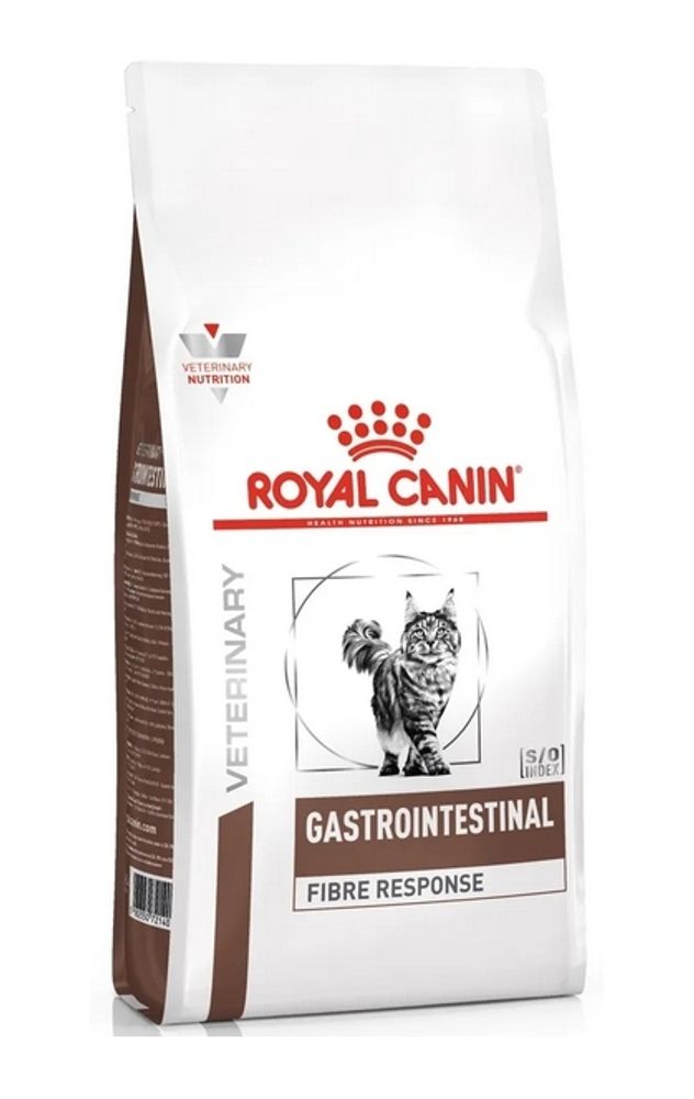 Royal Canin Canine Gastrointestinal Fibre Response для кошек при нарушении пищеварения, 2кг