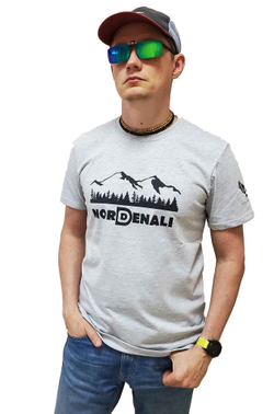 Футболка ND-002 Nord Denali (серый меланж)