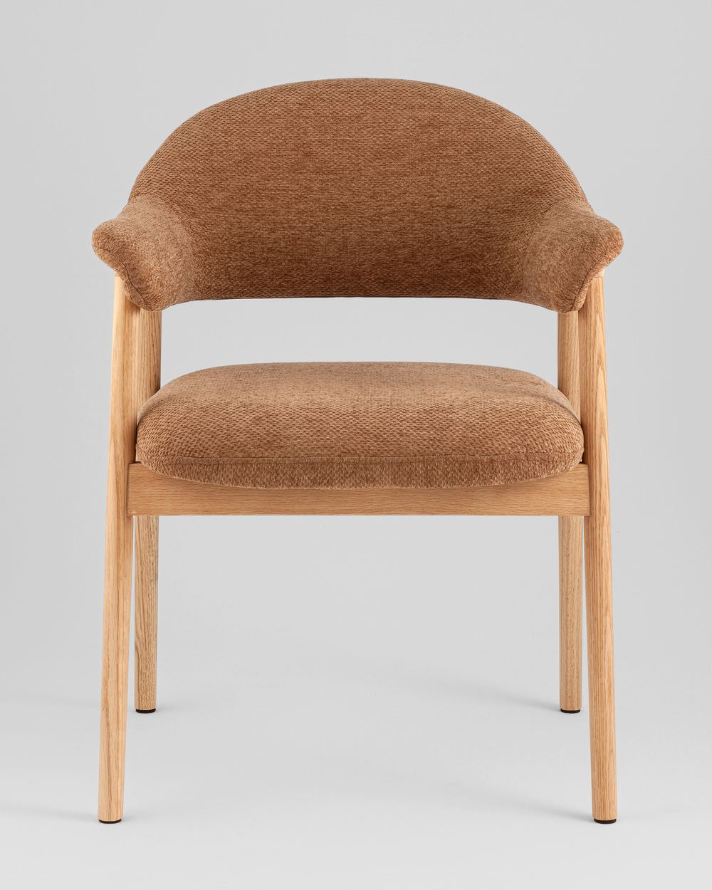 Стул обеденный Tavu с деревянными ножками терракотовый