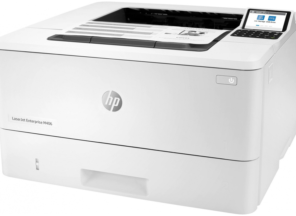 HP LaserJet Enterprise M406dn 3PZ15A белый
