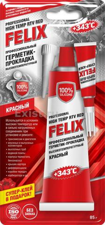FELIX Герметик-прокладка (красный) (туба 85гр)