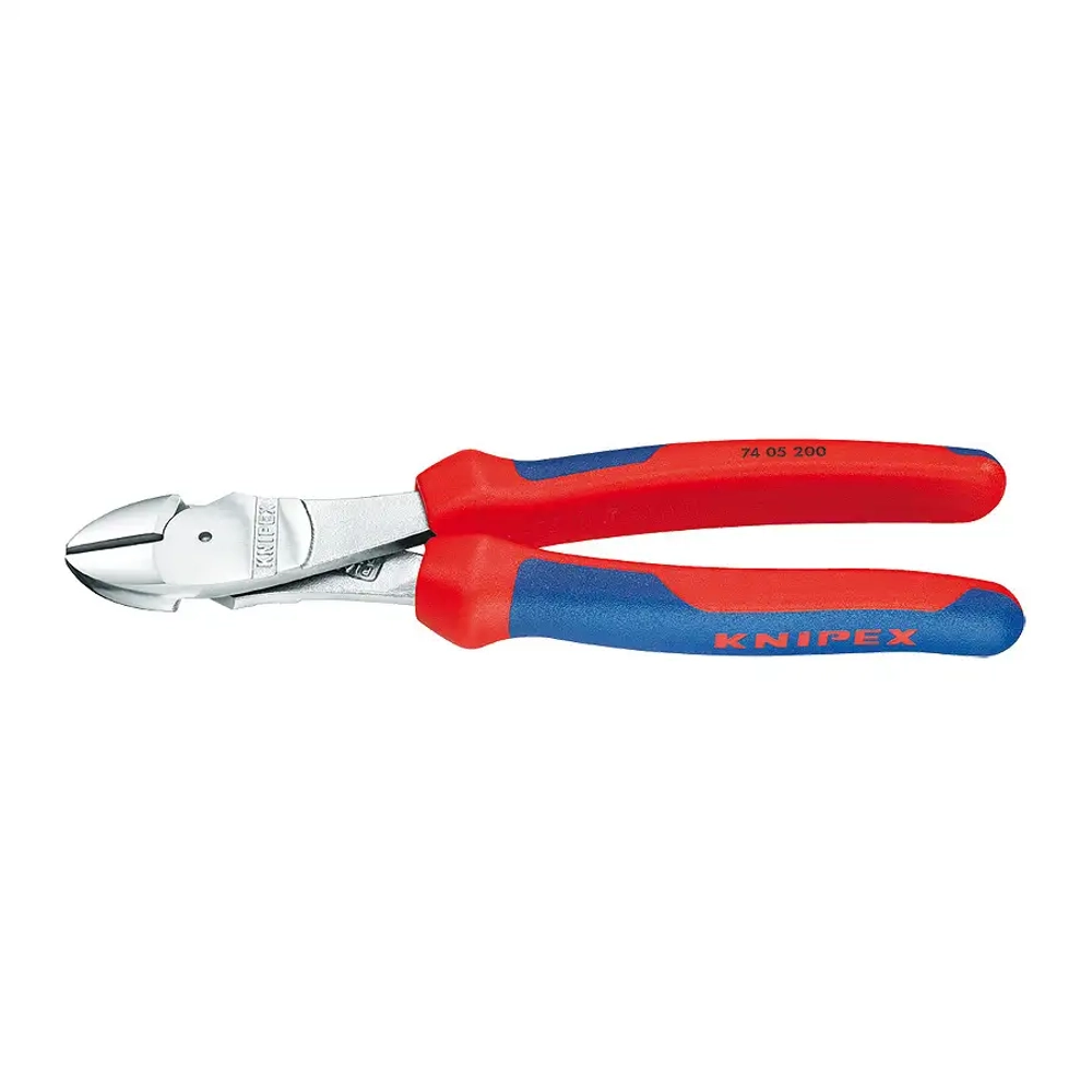 Кусачки боковые особой мощности хромированные 200 мм Knipex 74 05 200