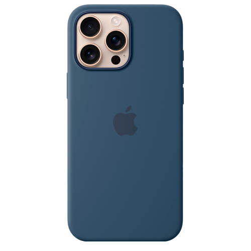 Силиконовый чехол с поддержкой MagSafe Apple Silicone Case для iPhone 16 Pro Max, Denim (Деним)