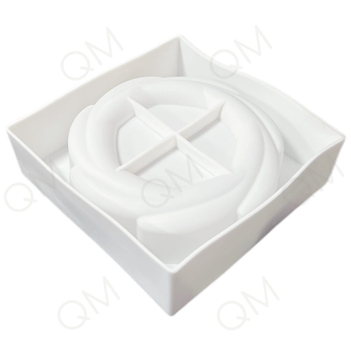 Форма для выпечки и муссовых десертов 19,5 х 5,5 см "Властелин колец" (белый)