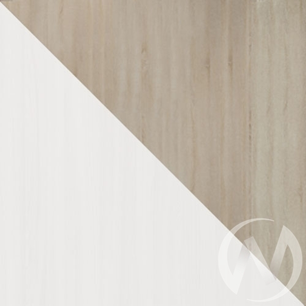 Стол компьютерный Квартет-7 (дуб сонома/белый)