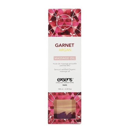 Органическое массажное масло с камнями GARNET ARGAN