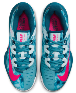 Женские Кроссовки теннисные Nike Court Air Zoom GP Turbo HC Osaka - glacier blue/hyper pink/valerian blue